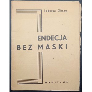 Tadeusz Oksza Endecja bez masky