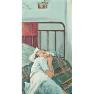 Wlastimil HOFMAN (1881-1970), Śpiąca - portret żony artysty (1944)