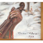 Wlastimil HOFMAN (1881-1970), Fiddler vor einem Schrein (1966)