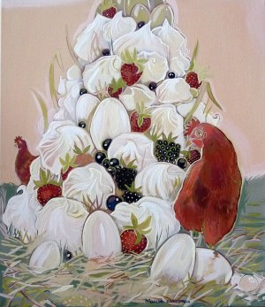 Michalina CZURAKOWSKA (ur. 1986), Sweetness of life: Pavlova dessert, 2022