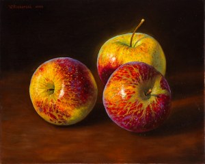 Wojciech PIEKARSKI (ur. 1980), Martwa natura z jabłkami, 2022