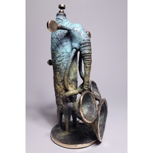 D.Z., Elephant (Bronze, height 29 cm)