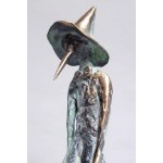 Jacek Cholewa, Pinocchio mit Hut (Bronze, Höhe 21 cm. Auflage: 2/8)