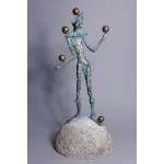 Krzysztof Brzuzan, Juggler (Bronze, height 50 cm)