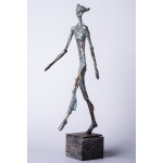 Krzysztof Brzuzan, Gehen (Bronze, Höhe 56 cm)