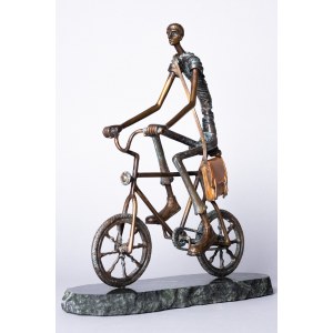 Paul Erazmus, Cyclist (Bronze, height 32 cm)