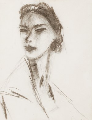 Zygmunt MENKES (1896-1986), Portret młodej kobiety, ok. 1950