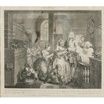 William HOGARTH (1697-1764), Zestaw 8 grafik