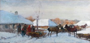 Adam SETKOWICZ (1875-1945), Motyw zimowy