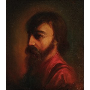 Malarz nieokreślony, XVIII w., Portret mężczyzny z brodą