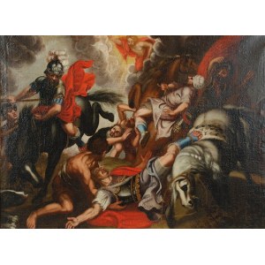 Malarz nieokreślony, cechowy, XVIII w., Upadek z konia św. Pawła