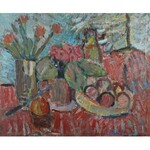 Helena ZAREMBA-CYBISOWA (1911-1986), Martwa natura z tulipanami, 1976