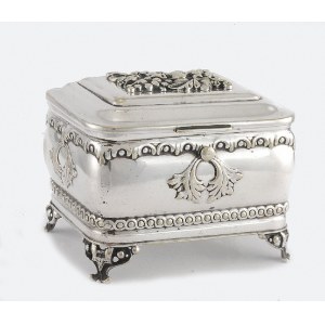 Fabryka Wyrobów Srebrnych i Platerowanych J. Fraget (1824-1939), Cukiernica skrzynkowa