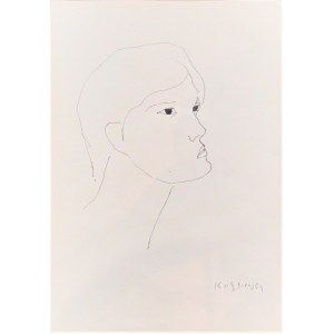 Tadeusz Kulisiewicz(1899-1988),Head of a young man