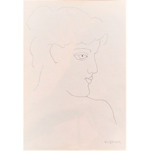 Tadeusz Kulisiewicz(1899-1988),Head of a woman