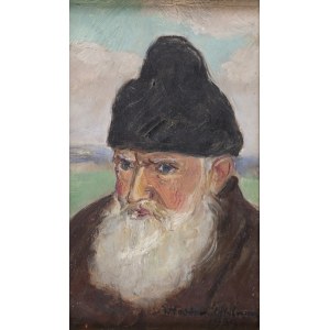 Wlastimil HOFMAN (1881-1970), Głowa starca w futrzanej czapce, [1939]