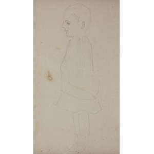 Jacek MALCZEWSKI (1854-1929), Studium postaci chłopca z lewego profilu