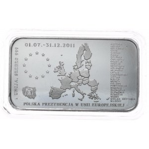 1oz bar. Silver Mint, EU
