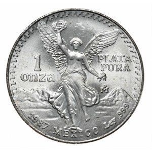 Meksyk, Libertad, 1oz, 1987r.