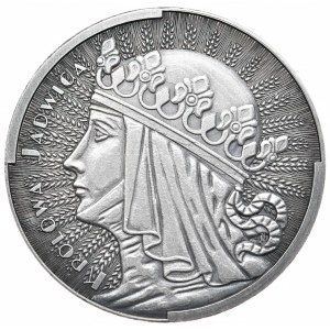 Królowa Jadwiga, 1 oz, Ag 999, Antic