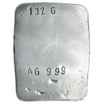 Bar No. 0060, 999 silver, oxidized