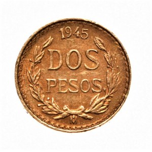 Mexiko, 2 pesos 1945 (2)