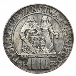 Polen, 100 Zloty, Mieszko und Dąbrówka, 1966.