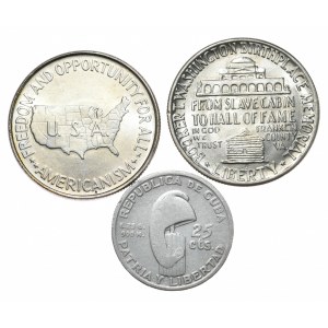 USA, Cuba, set of 3 pcs, 1946. 1952r. 1953r.