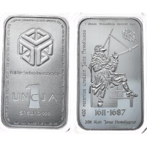 Sztabki 1oz. 2szt. Srebrna Mennica (6)