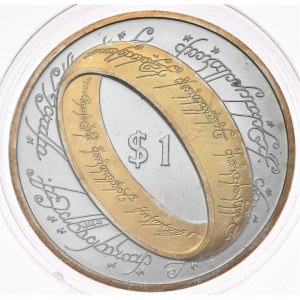 Nowa Zelandia, 2003r., Władca Pierścieni, Ag/Gold