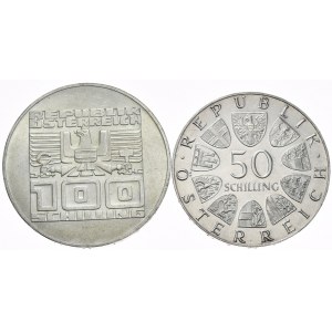 Austria, 50 and 100 Shillings