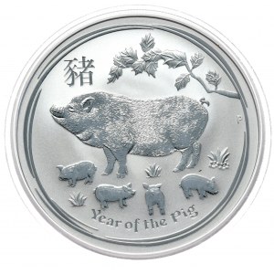Australia, Year of the Pig 2019, 1 oz, 1 oz Ag 999