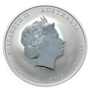 Australia, Year of the Pig 2019, 1 oz, 1 oz Ag 999