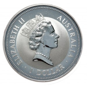 Australia, Kookaburra, 1996, 1 oz, one ounce Ag 999, Privy Mark Greece, mintage of only 5,000.