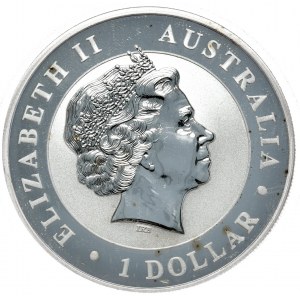 Austrália, Kookaburra, 2013, 1 oz, Ag 999 unca