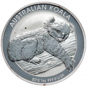 Austrália, koala 2012, 1 oz, 1 oz Ag 999
