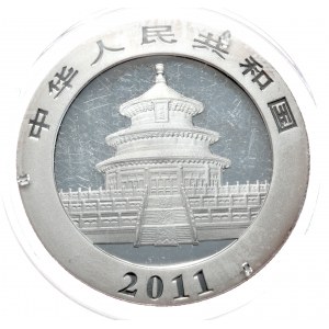 China, panda 2011, 1 oz, one ounce Ag 999