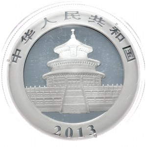 Čína, panda 2013, 1 oz, unce Ag 999