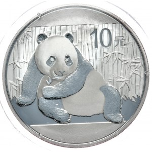 China, Panda 2015, 1 Unze, Unze Ag 999