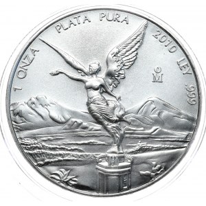 Meksyk, Libertad 2010, 1 oz, uncja 999 AG