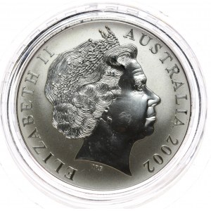 Australia, Kangaroo 2002, 1 oz, 1 oz Ag 999