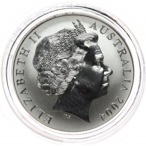 Australia, Kangaroo 2004, 1 oz, 1 oz Ag 999