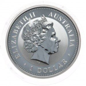 Australia, 1 dolar, Kookaburra, 2003 r., 1oz, srebro 999