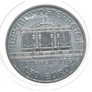 Rakúsko, 1,5 € 2015 Vienna Philharmonic Orchestra, 1 oz, Ag 999 unca