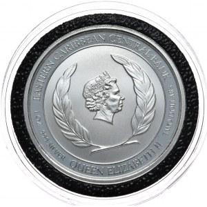 Strieborná minca Antigua a Barbuda, 2020, 1 oz, Ag 999 unca