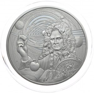 Stříbrná mince Isaac Newton, Niue 2022, 1 oz, Ag 999 unce