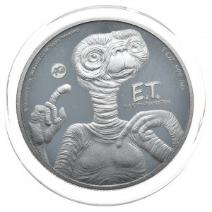Silbermünze zum 40. Jahrestag: E.T. 2022, Niue, 1 Unze, Ag 999 Unze