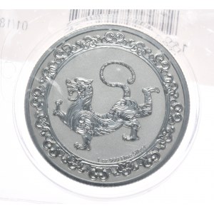 Stříbrná mince Nebeská zvířata Bílý tygr, Niue, 1 oz, Ag 999 unce