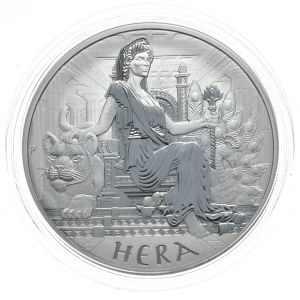 Silbermünze Götter des Olymps: Hera, 2021, The Perth Mint, 1 Unze, Ag 999 Unze