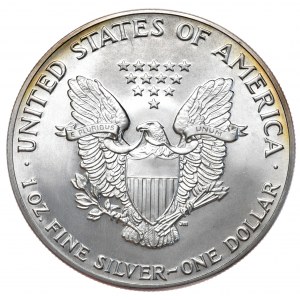 USA, Liberty Silver Eagle 1986 Dollar, 1 Unze, 999 AG Unze